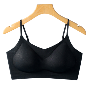 Invisible Foundation Liquid Bra Comfortable Underwear Plus Size Ultra-Thin Ice Silk Seamless Bra Wireless Push Up Bra Ice silk ultrathin underwear for large breasts