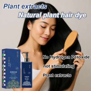Cover Gray Hair[Gentle Hair Dye] Long-Lasting Color No Irritation No Scalp Staining Healthy Repair Hair Colour/ Natural Plant Single-Agent Protective Dye Cream