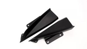 OnlyF U For Ford Mustang EcoBoost GT S650 2024 2025 Replacement Car Rear Bumper Side Angle Corner Canard Cover Trim Car Accessories 4Y1Z7
