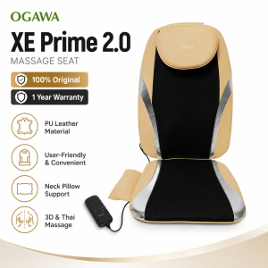OGAWA XE Prime 2.0 Massage Seat Cushion 3D Thai Shiatsu Heat Vibration Home & Car Use