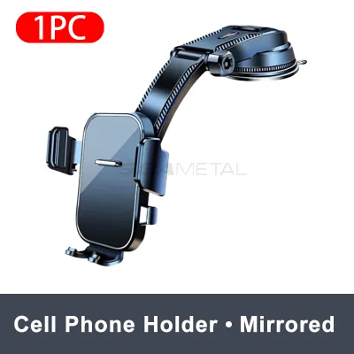 SEAMETAL Car Phone Holder Waterfall Automotive Washable Suction Cup Phone Mount for 4-7 Inch Dashboard Cellphone Holder