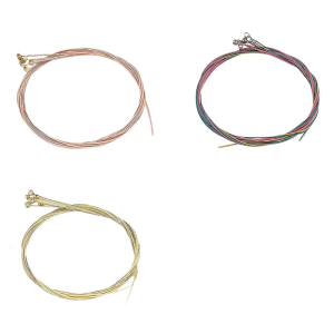 Copper Guitar Strings Set for Acoustic Guitar Folk Guitar Colorful Guitar Strings Replacement Acoustic Guitar String Set