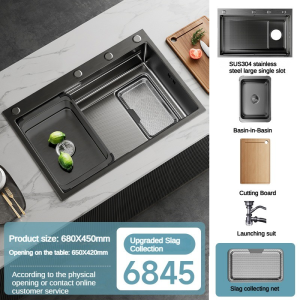 KESOL Kitchen Sink  High Quality 304 Stainless steel Modern Design Thickened Kitchen sink