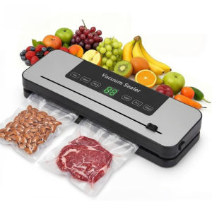 Heavy Duty Vacuum Sealer Machine Dry/Wet Food Packaging Vacuum Sealing Bag Smart Touch Kitchen Tool
