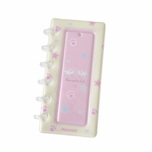 FOUNDTWO 4-Grid Photo Card Holder Cartoon INS Photo Storage Album Photo Booth Frames Sleeve Pocket mini Photo Card Binder School