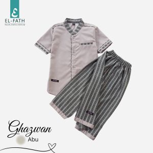 Setelan Muslim Koko Anak Ghazwan (one set with sarcel) by El-fath
