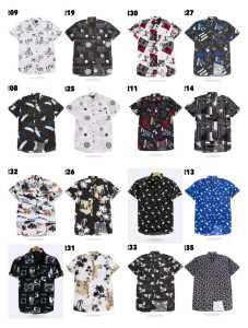 Kemeja motif pantai | Hem surfing murah | kemeja pria kualitas distro | Kemeja Koran
