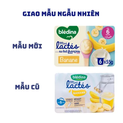 Sữa Chua Bledina Sữa Chua Nguội Vị Dâu Chuối Xoài Lê Cho Bé Từ 6 Tháng Hàng Chính Hãng (Vỉ 6 Hộp) - Bibo Mart