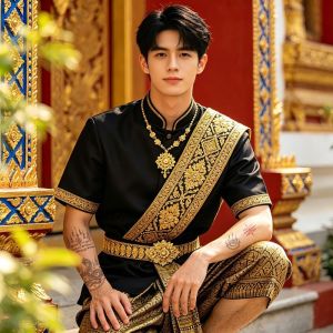 ZHUJI 10 Sheets Fake Thai Culture Tattoo Stickers Instant Water Transfer Decals Body Art Sticker Lotus Flower Mat Finish Temporary Tattoo Finger Hand Legs Arm