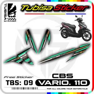 Sticker Striping Variasi Vario 110 - Stiker Sticker Striping Variasi Motor Vario 110 Cbs. TBS.09