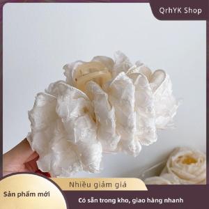 Hàng có sẵn✨ Đa năng Fluffy tóc clip cho phụ nữ cô gái ngọt ngào Bow tóc lớn Claw cao đuôi ngựa cá mập Clip Thời Trang Phụ Kiện Tóc Quà Tặng