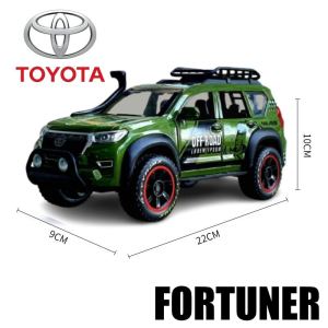 โมเดลรถเหล็ก TOYOTA FORTUNER สเกล1/24 เปิดปิดประตูได้รอบคัน มีไฟหน้าไฟท้าย โมเดลรถ โตโยต้า ฟอร์จูนเนอร์ รถเหล็ก ล้อยาง เสมือนจริง 240B12 #