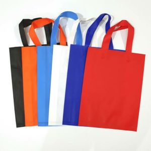 tas kain belanjaUkuran 20x26x10 cm Spunbond Goodie Bag Totebag Belanja Bingkisan Souvenir ulang tahun