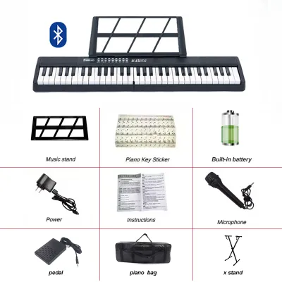 Digital Piano Portable Electronic Keyboard Piano 88 Keys Foldable Piano for Piano Student Musical Instrument