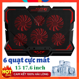 Đế Tản Nhiệt Laptop Cao Cấp Có Led Cực Mát Dành Cho Máy Từ 12 inch 14 inch 15.6 inch 17.6 inch