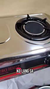 Infrared Gas Stove with Dual Burners Stainless Steel Easy Clean Fast Heating Heavy Duty high fire rate – Saves Up to 50% Gas for Home Kitchen