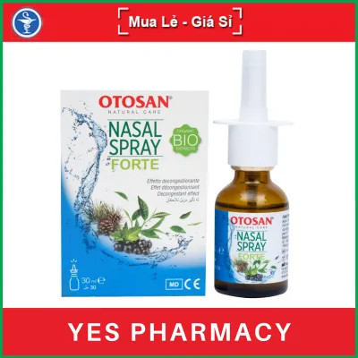 Otosan Nasal Spray Forte cho người lớn bị nghẹt mũi sổ mũi cảm cúm - 30ml - YES Pharmacy