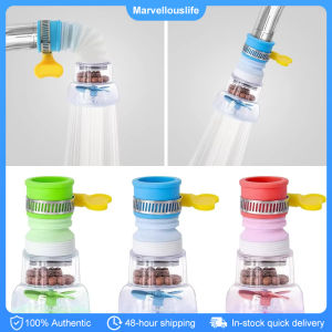 2pcs Retractable Faucet Extender Filter Adapter 360 Rotation Faucet Bubbler Swivel Water Saving Economizer Sink Accessories