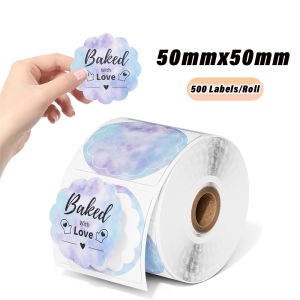 Phomemo Color Gradient Thermal Label Stickers For 241BT/D520/246S Waybill Printer