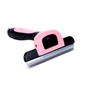 HATELI Dog Cat Pet Hair Brush Trimmer Removal Hair Fur Remover Grooming Shedding Tool Hairbrush Comb Self Clean Slicker for Dogs Cats
