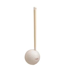 WU552 Double-sided Wall-Mounted Toilet Brush Long Handle Soft Hair Golf Toilet Brush with Base Floor Toilet Cleaning Tool Space Saving Golf Toilet Plunger Bowl Brush Bathroom Cleaning