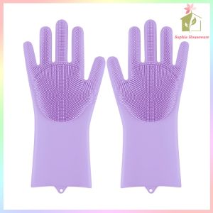 Sarung Tangan Cuci Piring Magic Silicone Cleaning Gloves Anti Panas