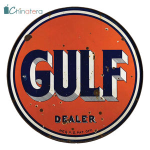 [Chinatera] 30x30cm Round Vintage Metal Tin Sign Plate Cola Soda Drinks Plaque Retro Metal Poster Iron Painting Wall Poster Pub Club Bar Cafe Restaurant Signboard Decor