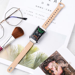 Leather Strap For OPPO Band 2 Strap Leather Cowhide Strap Replacement Wristband Leather Bracelet New [Ready Stock]