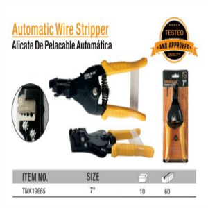 TOOLMAK Tang Kupas Kabel Wire Stripper Automatic Wire Stripper 7in TMK19665