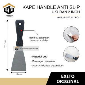 KAPE GAGANG KARET FIBER / SCRAPPER / ALAT PENGERUK CAT TEMBOK 1.5" 2.5" 3" 4" INCH BAGUS MURAH