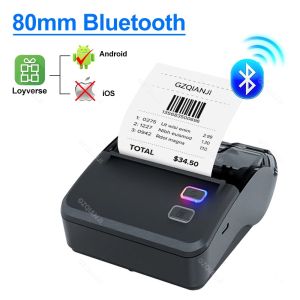 Wifi 80mm Thermal Receipt Printer Handheld Portable Printer Mini Bluetooth Mobile Compatible for Android IOS Windows POS Print