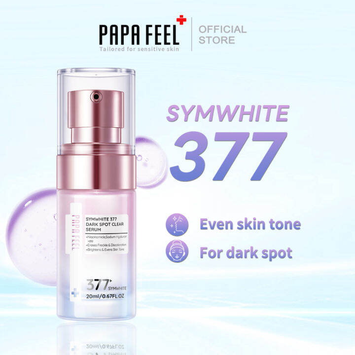 PAPA FEEL SymWhite 377+Niacinamide Serum 20ml Brightening | Remove dark ...