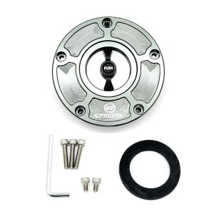 รถจักรยานยนต์ฝาปิดถังน้ำมัน CNC สำหรับ For CFMOTO 800MT CFMOTO 650NK 400GT 450NK 400NK 250NK 450SR 250SR