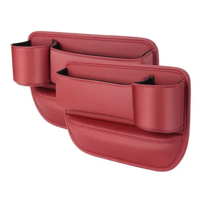 Hộp Đựng Đồ Khay Để Khe Ghế ô Tô Kiêm Đựng Cốc Chất Liệu Da TPU Cao Cấp Sắp Đồ Đạc Trên Xe Tiện Dụng [Giá Rẻ]