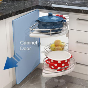 Kitchen Magic Corner Basket Pull Out Corner Cabinet Rak Bakul Tarik Kabinet Dapur Slide Out Basket