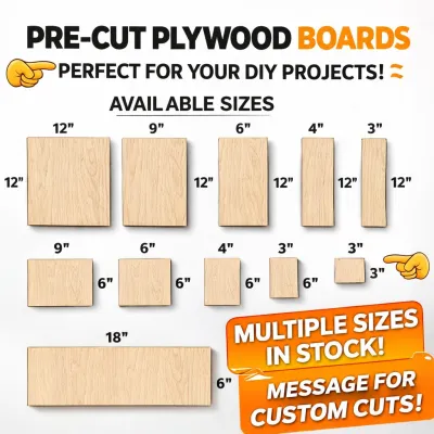 (10mm) 1/2 PLYWOOD and (18mm) 3/4 PLYWOOD FOR DIY WOODWORKS
