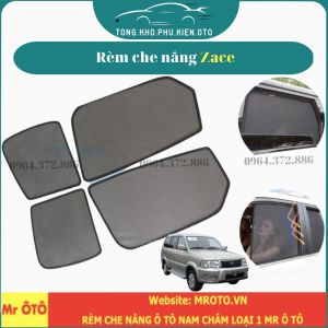 Rèm che nắng xe Toyota Zace- Hàng Loại 1 Mr Ô Tô vải dày chống nắng tốt dễ lắp đặt vừa khít-Đế nhựa/ Có hít nam châm