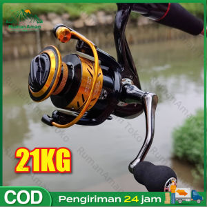 DNESID Reel Pancing Besi 21kg Drag Reel Murah CNC Handle Spinning Reel