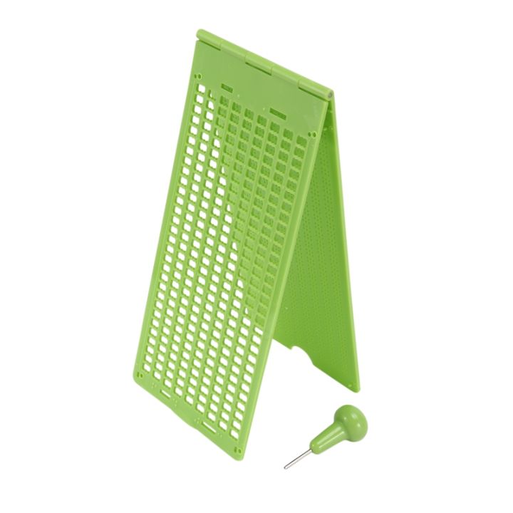 9 Lines 30 Cells Braille Writing Slate and Stylus Plastic Braille Slate ...