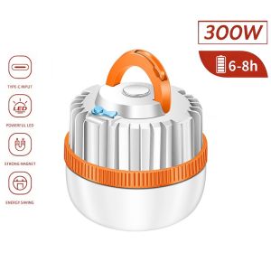 Solar-Powered UFO Emergency Light - Lampu Tenaga Surya Tahan Air (Portable Camping Lantern with Hook)