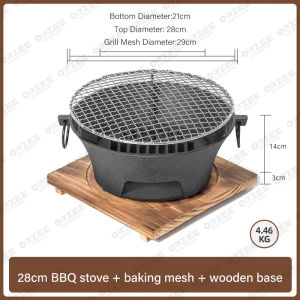 BBQ Charcoal Grill cast iron charcoal grillMini Charcoal Grill Camping Stove for Outdoor Picnic