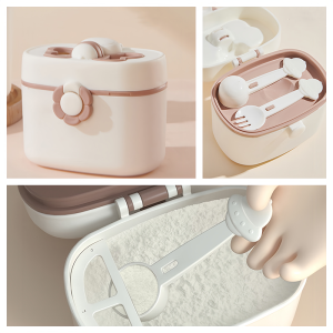 Baby Milk Powder Airtight Container Box With Spoon BPA Free Leakproof Food Storage Canister Gift