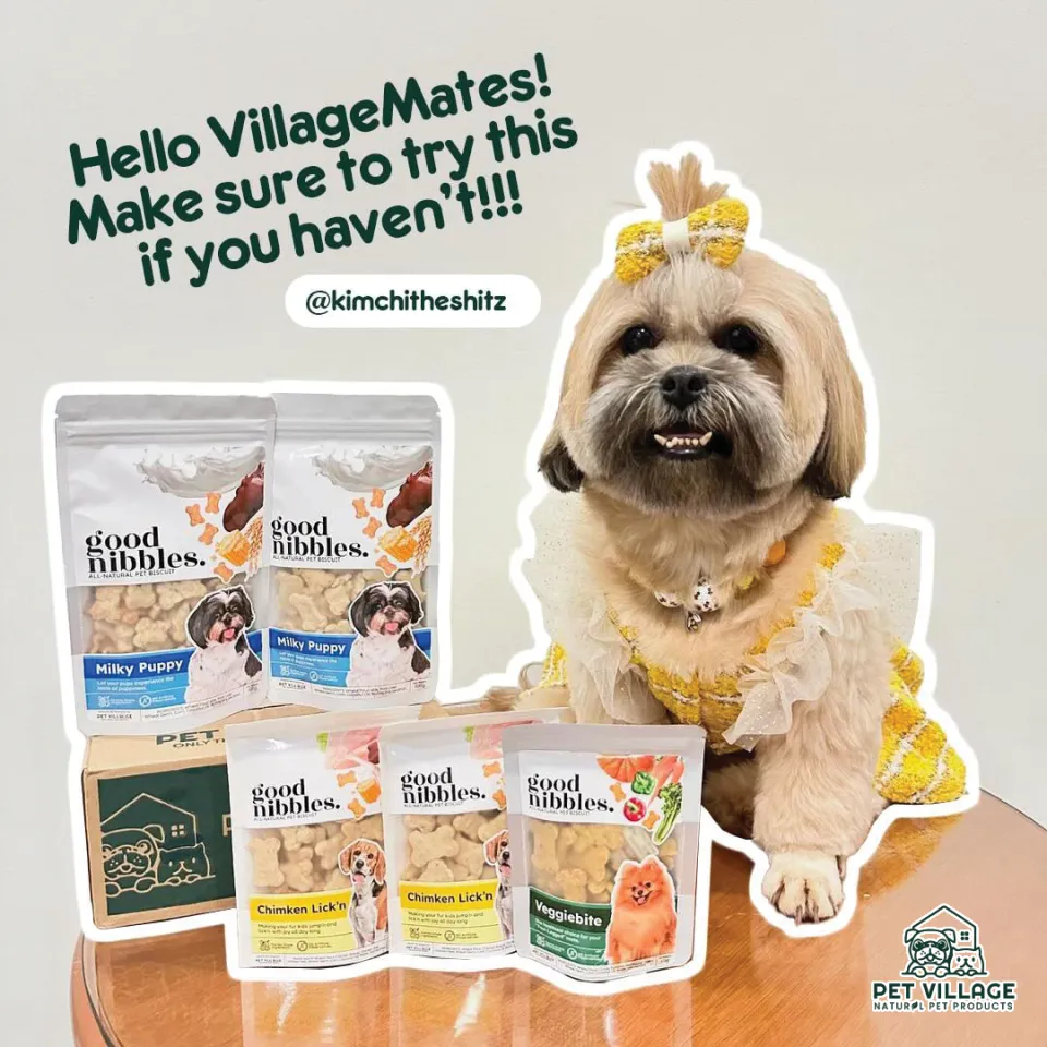 No Preservative Dog Treats Pet Village Chimken Lick'n Good Nibbles  80g