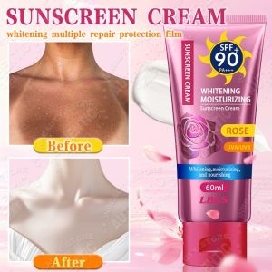 SPF90+ Sunscreen Cream High Protection UV PLUS 60ml Whitening Cream Long Lasting