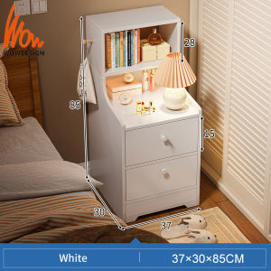 Bedside Table Heightened Design Side Table Storage Rack Large Capacity Bedside Table Nightstand Side Cabinet Meja Katil Tepi Sisi Kecil Bilik Tidur