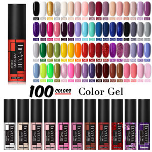 BORN PRETTY 100 colors 5ml UV Gel Nail Art Polish Nail UV Gel Line Gel Semi Permanent Soak Off UV Gel Polish Varnish Long Lasting Nail Art Varnish
