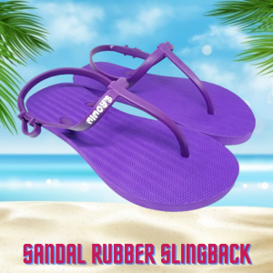 Sandal Slingback karet lentur by Mimoy santai