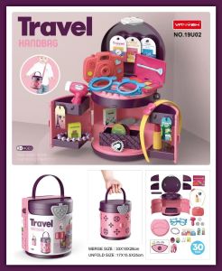 [TM77]Tas Play Set Rakit Lipat 2 in 1 Travelling Lepas Pasang / Mainan Masak / Make Up / Hospital / Shopping / Toko Petshop / Travelling / Mainan Simulasi Anak / Tools Set Toys / Mainan Serbaguna