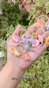 Set Chun Buộc Tóc nhiều hình 30-50 chiếc cho bé dây buộc tóc hoa hoạ tiết bé gái