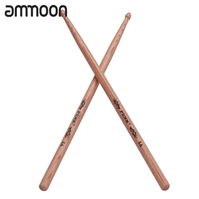 [ammoon]One Pair of 5B/ 5A/ 7A Wooden Drumsticks Drum Sticks Hickory Wood Drum Set Accessories